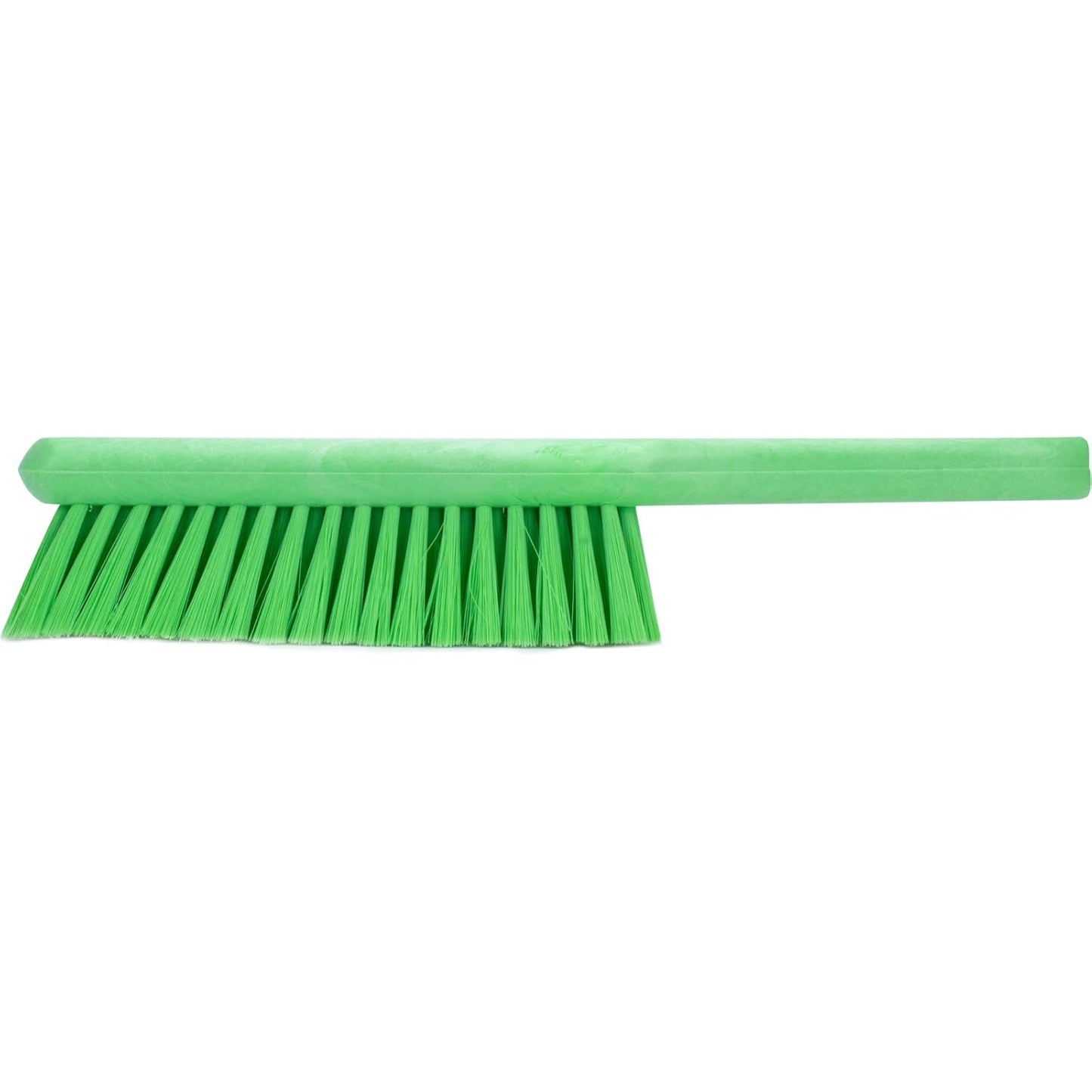 SPARTA Handheld Soft Counter Brush 8 Inch Bristle Span, Multi-Use Dust Brush with 5 Inch Handle for Tables, Countertops, and Delicate Surfaces, Polyester, Lime