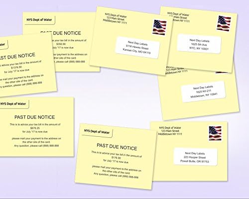 8-1/2" x 11" Laser/Inkjet Postcards 4 Per Page, (4-1/4" x 5-1/2" Each Card | Manila, 4000 Cards)