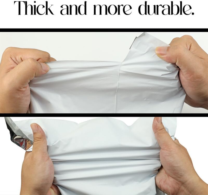 14.5 x 19 1000pcs Shippozz Poly Mailers – Durable Shipping Envelopes with Strong Adhesive Seal, Waterproof and Tear-Resistant Design – Ideal for Clothing, Books, and Accessories