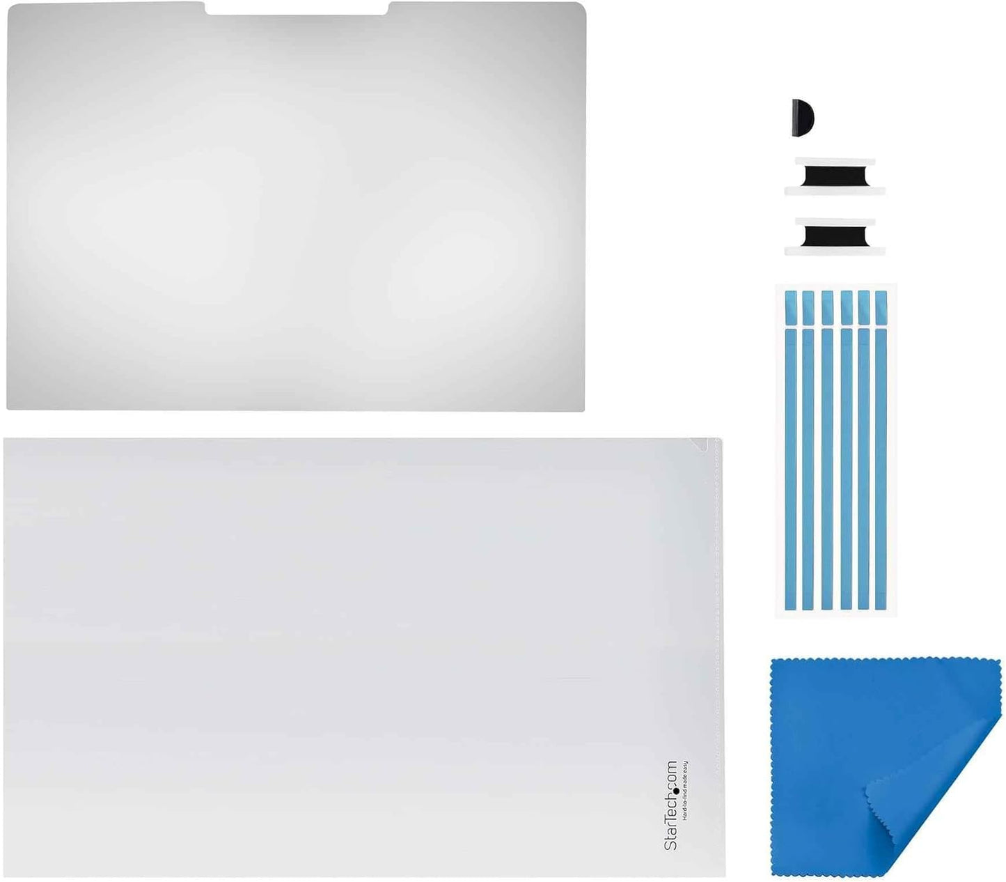 StarTech.com 14-inch 16:9 Flip-Over Privacy Screen with Touch, Laptop Security Shield, Anti-Glare Blue Light Filter