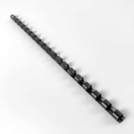 HOUYEE 5/16 Inch Plastic Binding Comb 19 Ring, 40 Sheet Capacity, Letter Size Black Comb Binding Spines (200 Pack)