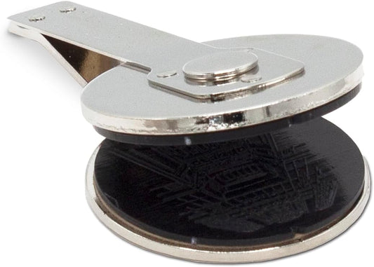 Shiny Custom Logo Embosser Insert - 1-5/8" (1.625") Round Personalized Paper Embosser - Insert Only