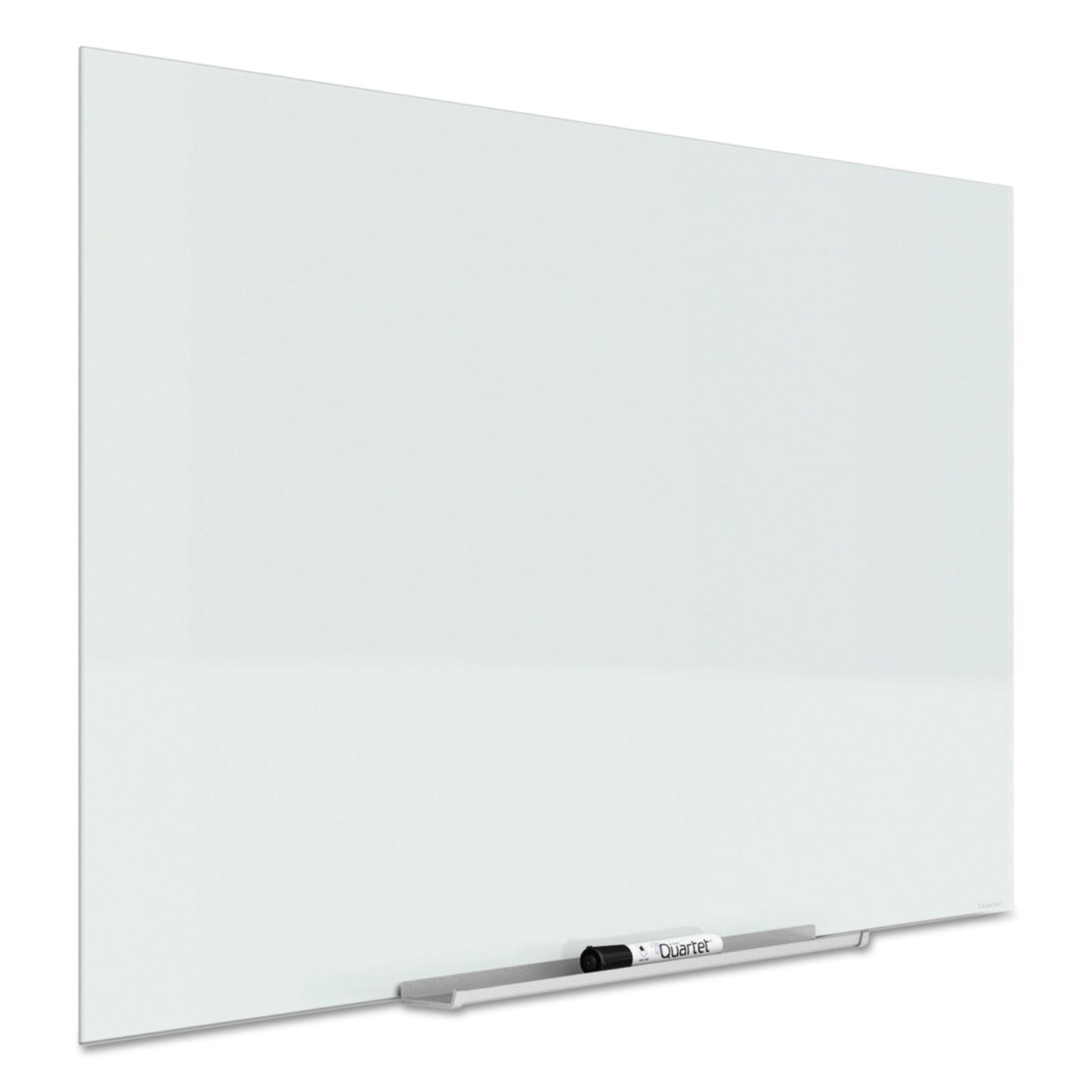 Quartet Glass Whiteboard, Magnetic Dry Erase Board, Wall Mounted Whiteboard for Office, School and Home, 74" x 42", White (G7442IMW)