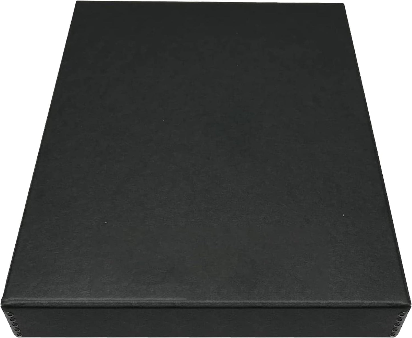 Golden State Art, Archival Folio Storage Box 16x20, Clamshell Design with Metal Edge, Preserve And Store Photos Documents Cards Prints Arts Crafts DIY, Black