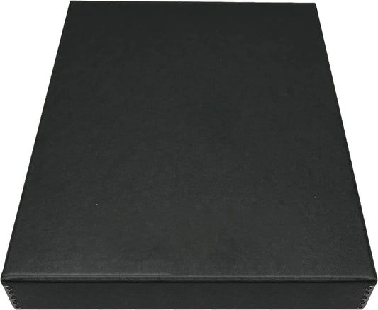 Golden State Art, Archival Folio Storage Box 16x20, Clamshell Design with Metal Edge, Preserve And Store Photos Documents Cards Prints Arts Crafts DIY, Black