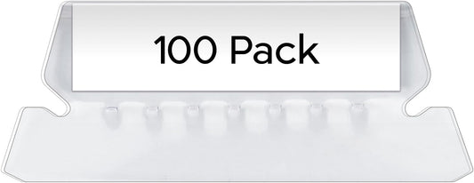 Pendaflex Hanging File Folder Tabs - 100 Sets of File Folder Labels - 2" File Tabs for Hanging Folders with 100 Inserts