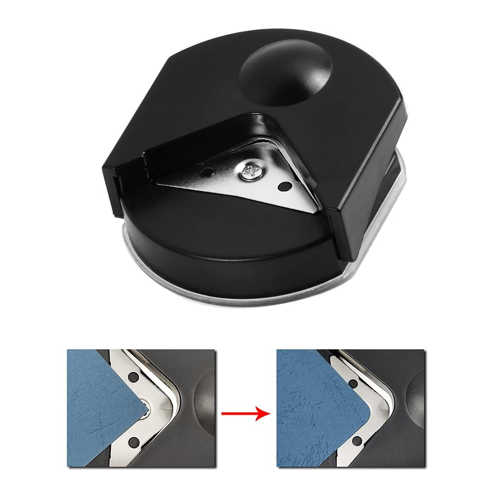 Rayson CRP4MMBK-US Corner Rounder Punch, 4mm Corner Cutter Tool, Black