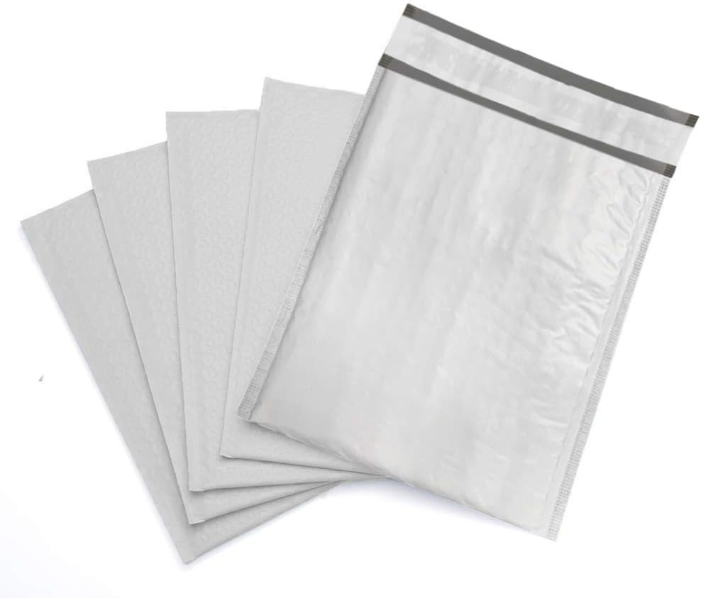 14.5x20 inches Poly Bubble Mailer Self Seal Shipping Envelopes 2.5 Mil 50 Pack