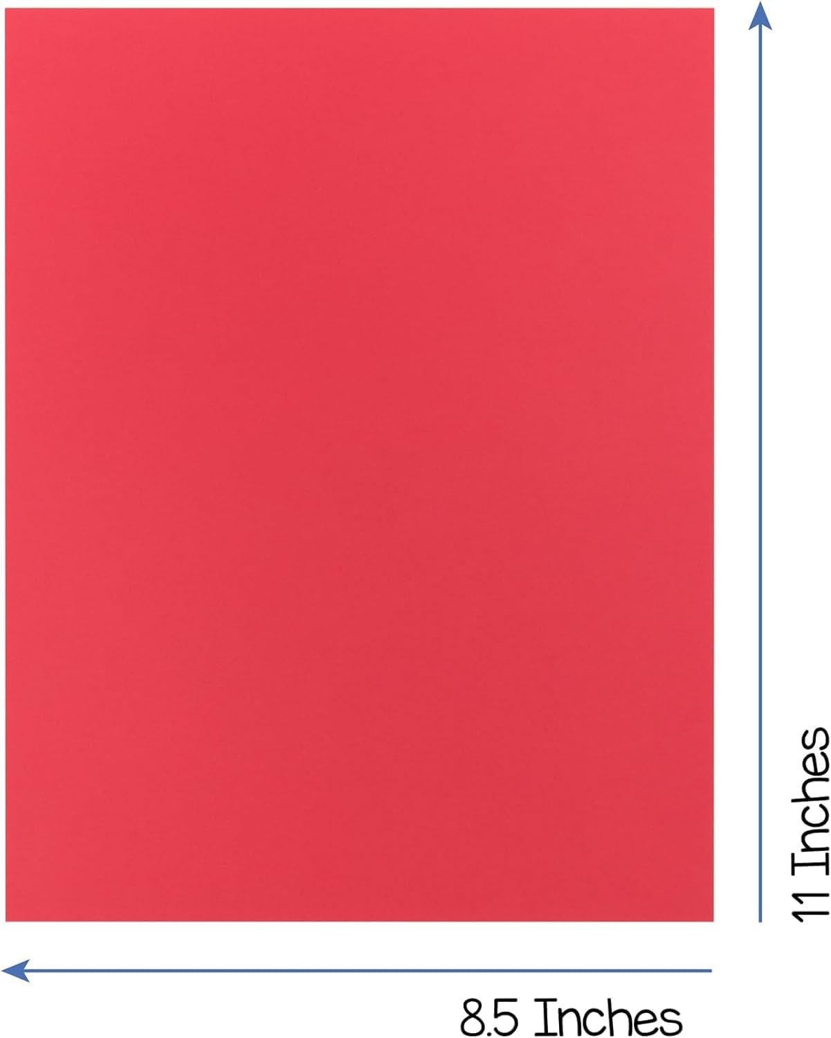 Hygloss 90 Sheets Holiday Christmas Colored Cardstock - 8.5x11-Inch Red and Green Letter Size Color Cardstock Paper - 65 lb/ 176 gsm, Acid-Free, Fade-Resistant