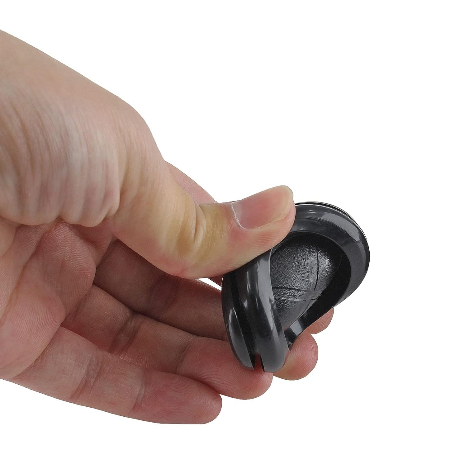 6 Pack 2" Inside Diameter 2-3/8" Drill Hole Rubber Grommet, Firewall Plug Grommet Rubber Grommets Wire Protection, Double Sided Round