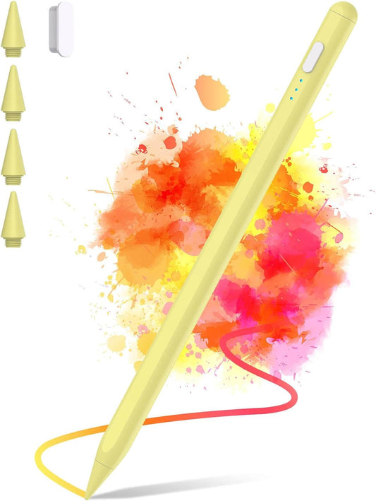 Stylus Pen for iPad 2018-2025, 2X Fast Charge iPad Pencil 2nd Generation Compatible with Apple iPad Pro M4/ 12.9"(6/5/4/3)/ 11"(4/3/2/1), Mini 6/5, Air (M2/5/4/3), (10/9/8/7/6)