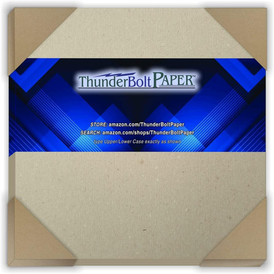 25 Sheets Chipboard 46pt (Point) 9 X 9 Inches Heavy Weight Scrapbook Square Size .046 Caliper Thick Cardboard Craft|Packing Brown Kraft Paper Board