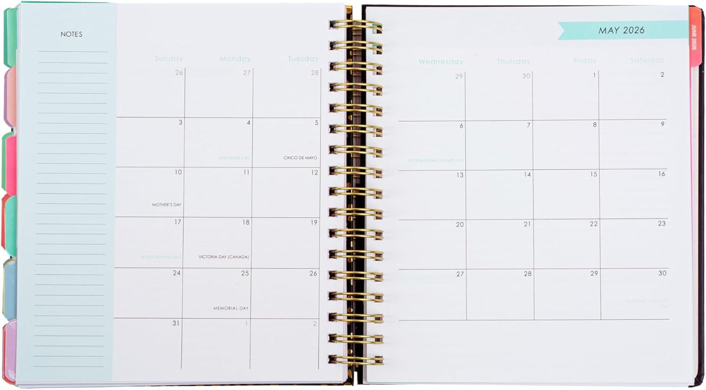 Votum August 2025 to January 2027 Large Back to School Academic Planner- Daily, Weekly & Monthly Organizer with Pens, Stickers, Sticky Notes, and a Sturdy Cover - Organized Chaos Pink