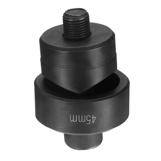 HARFINGTON Sheet Metal Punch Hole Punch 45mm Bearing Steel Precise Cutting Manual Knockout Punch Kit for Metal Steel Plate Sink Stainless Steel, Black