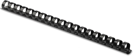 Fellowes Plastic Binding Comb 3/8" Black, 100Pack
