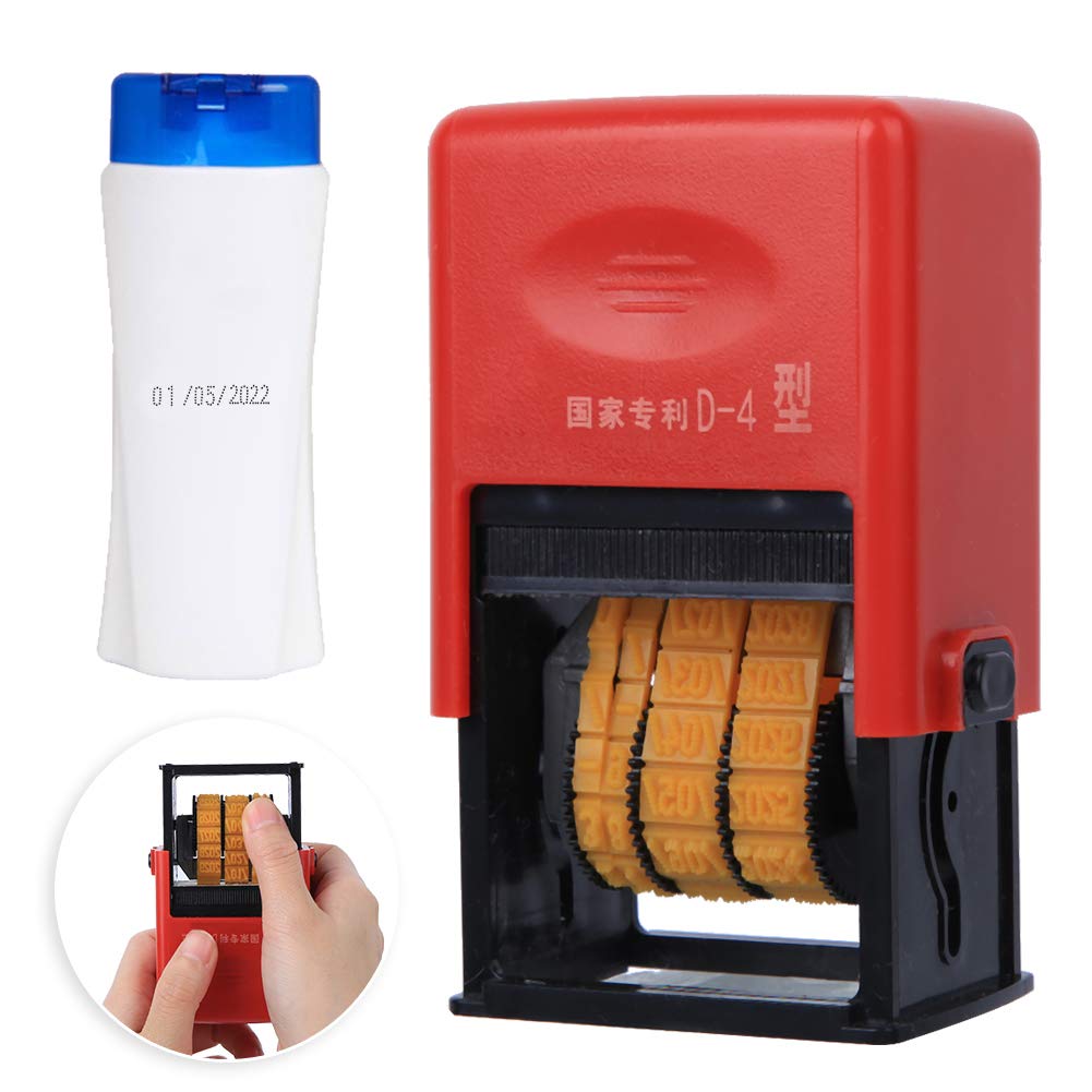 Yunseity Portable Smart Date Coding Machine, Handheld Mark Printing Machine, Ink Date Printing Machine, Plastic Bag Label Adjustable Expiry Date for Industrial