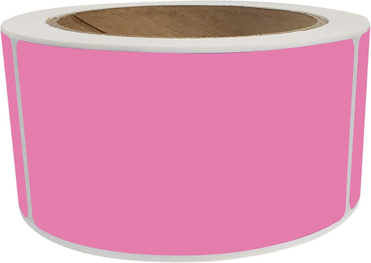 Royal Green Write On Labels 4x2 inch Pastel Pink Stickers for Birthday Party and Decor 4x2 inch (7.5cm x 2.5cm) - 250 Pack