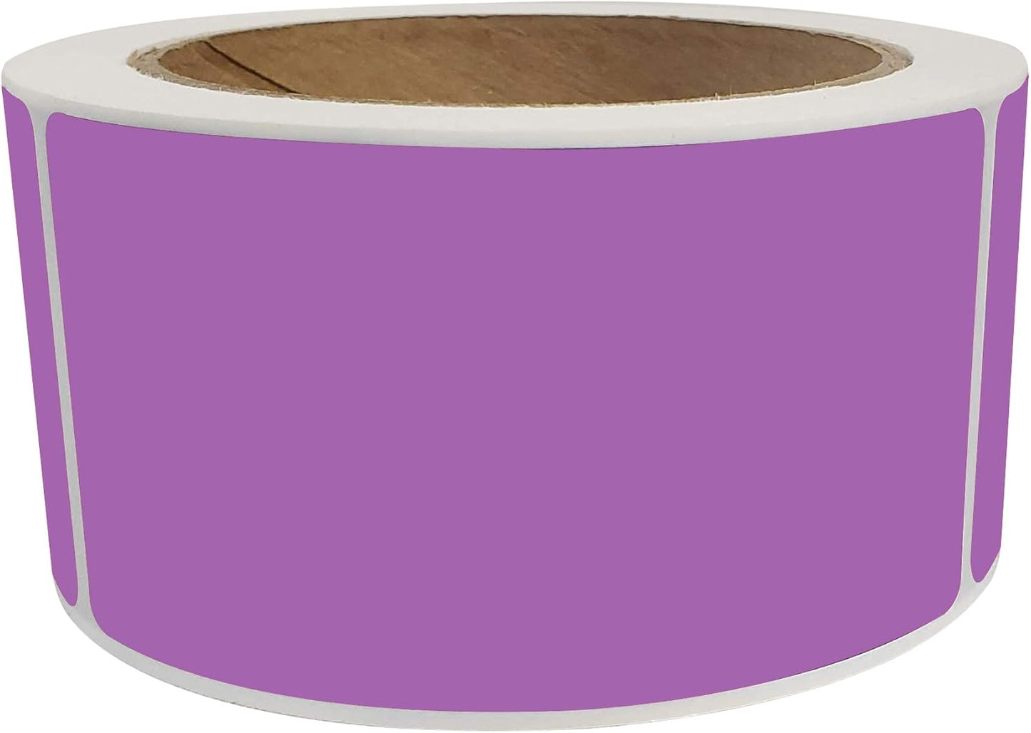 Royal Green Name Tag Labels 4x2 Blank Sticker Roll in Pastel Purple (7.5cm x 2.5cm) - 250 Pack