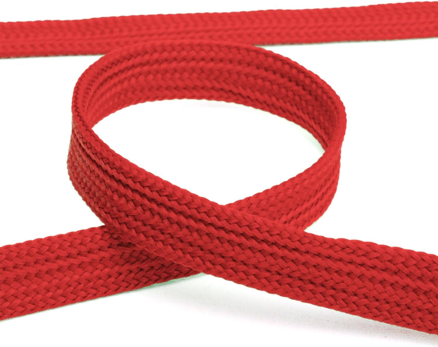 Red Lanyards 50 Pcs Bulk Lanyard for Id Badges Flat Lanyard with Badge Clip Swivel Hook (50, Red)