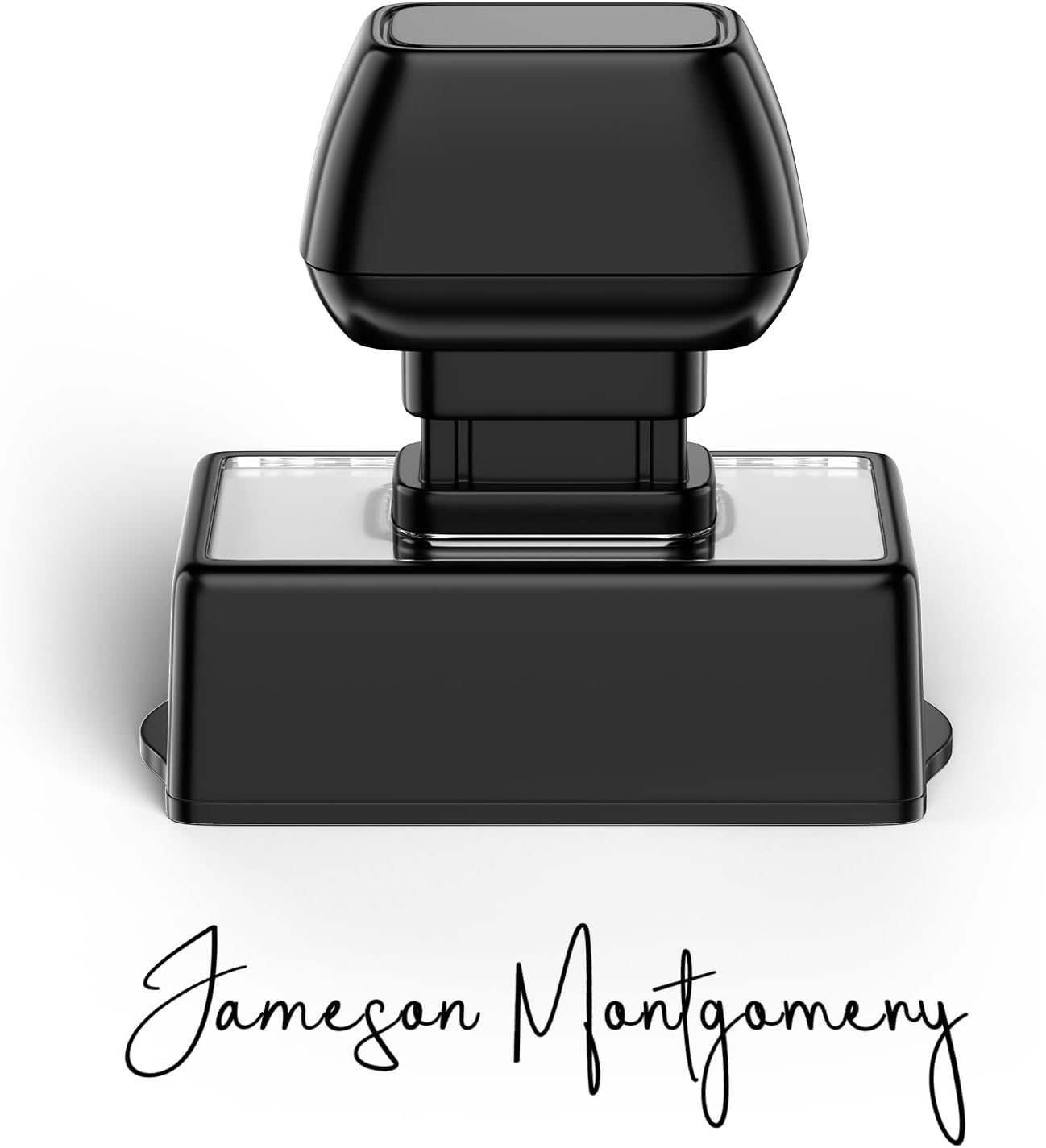 Personalized Self -Inking Signature Stamp, Custom Signature Stamp for Signing Name and Checks with Clear, Consistent Impressions & Effortless Stamping