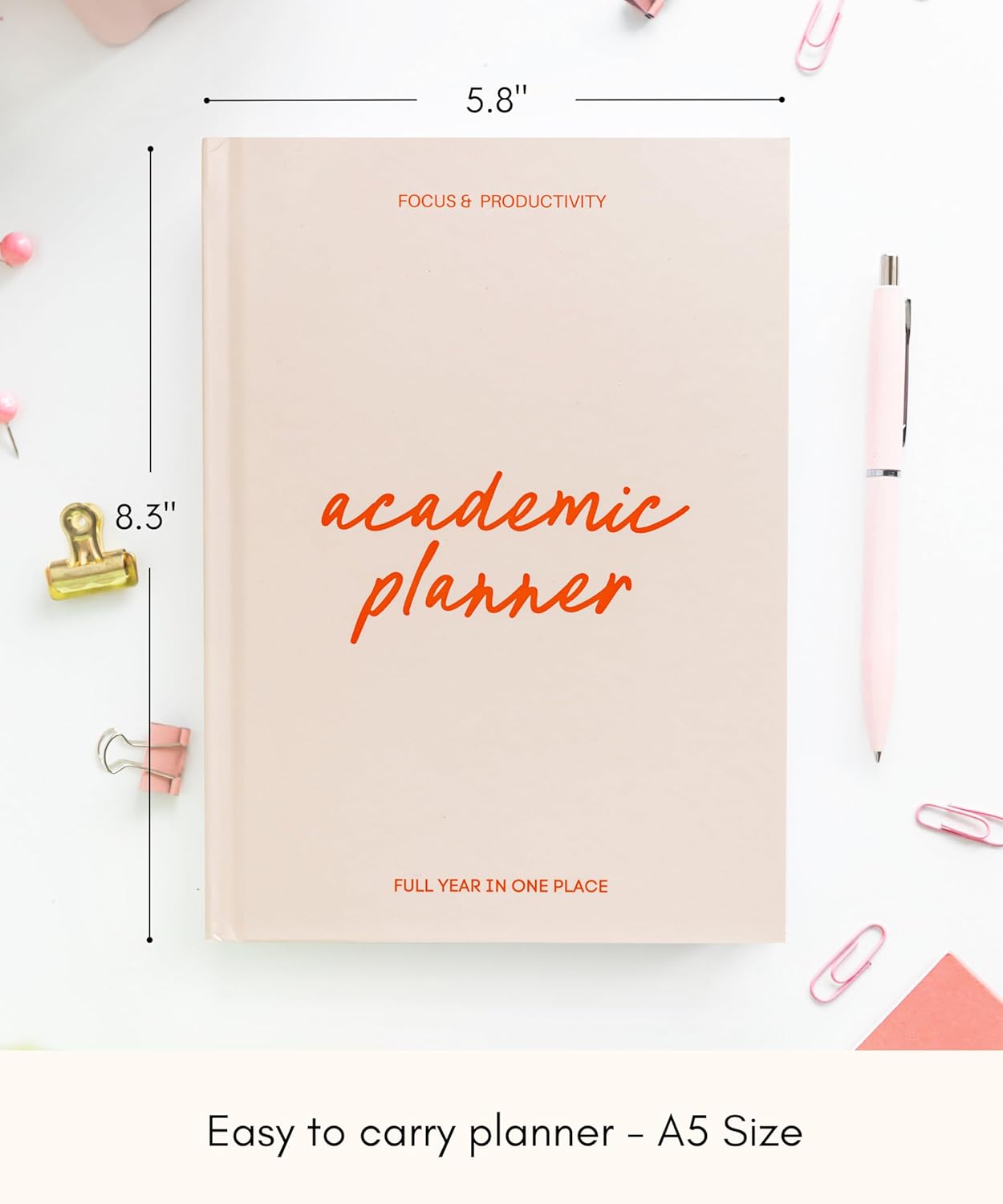 Lamare Academic Planner 2025-2026 – Undated Weekly College Student Planner 2025-2026 For Homeschool, High School, College & Nursing Students