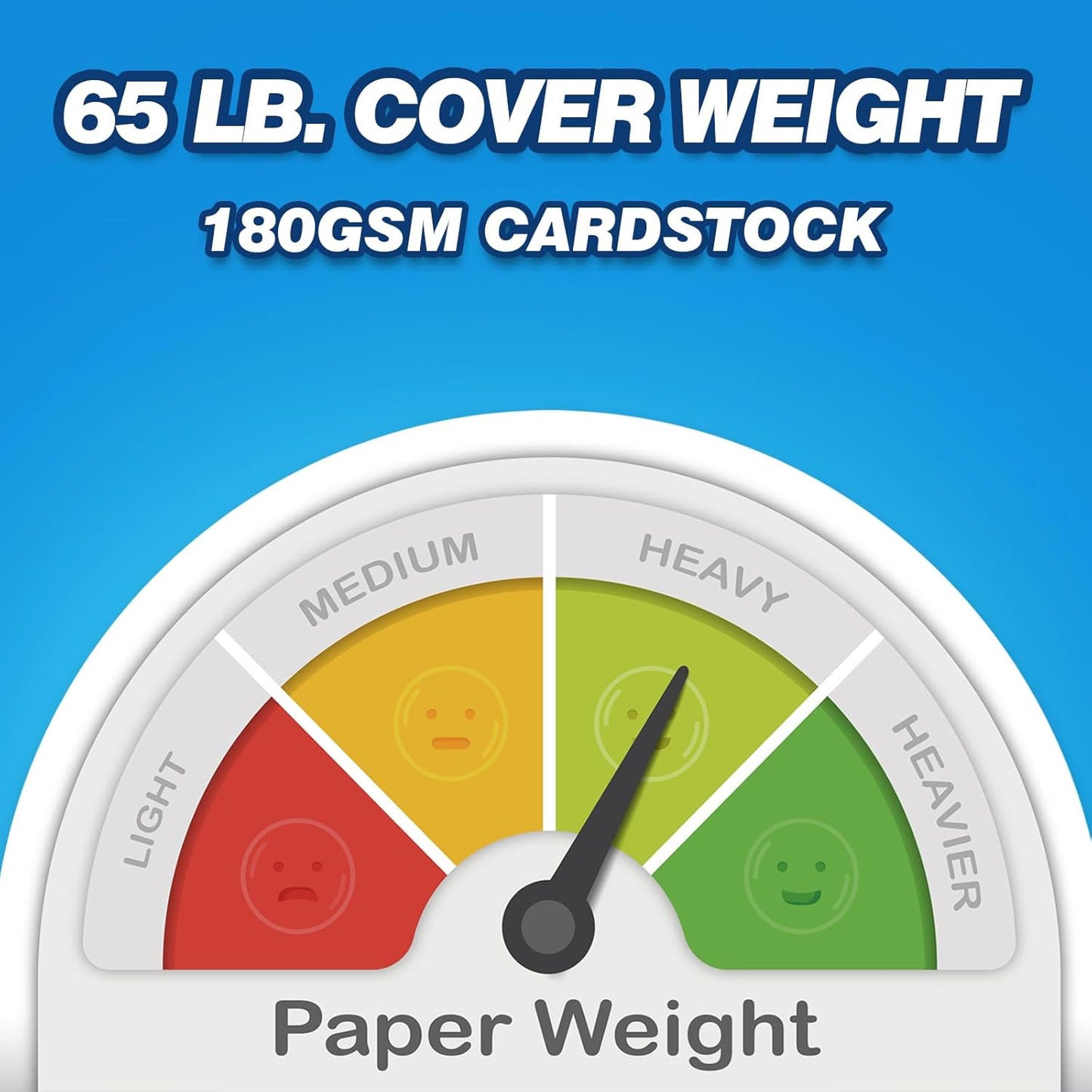 Chell 500 Count Index Cards 3x5 Inch Heavyweight, Ruled Front and Blank Back, 65 lb. Cover Weight, White