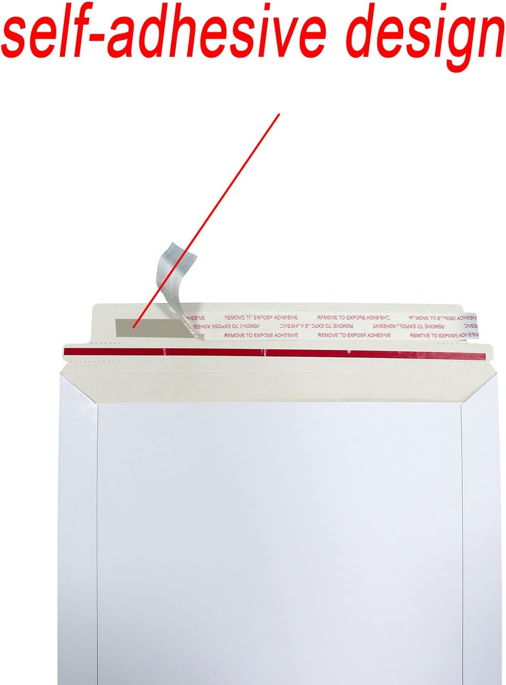 Rigid Mailers 30 Pack 10 x 13.5 inches White Self Seal Stay Flat Bulk Cardboard Kraft No Bend Mailers Peel and Seal for Document Photos Pictures Papers Files CD