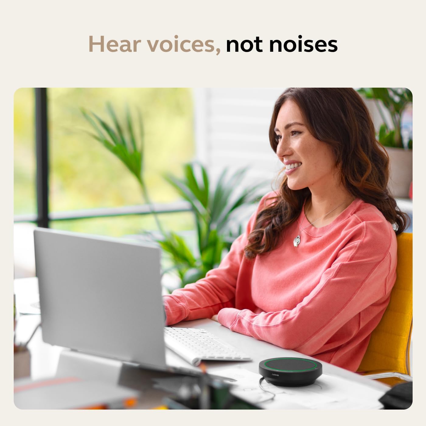 Jabra Speak2 75 (2025 Edition) Wireless Bluetooth Speakerphone - 4 Noise-Cancelling Mics, 65mm Speakers - New Linking Feature - USB-A Dongle - Certified for Zoom and Google Meet - Dark Grey
