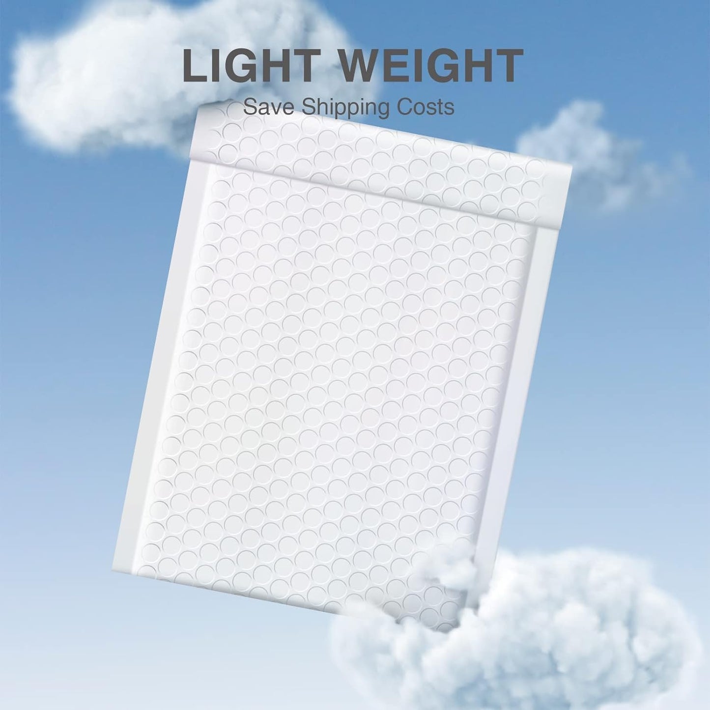 Metronic Bubble Mailers 6x10 Inch 3000 Pack White Bubble Mailers Usable Size 6x9'' Waterproof Padded Envelopes for Valentine's Day Decorations Packaging, Shipping, Mailing, Small Business Supplies