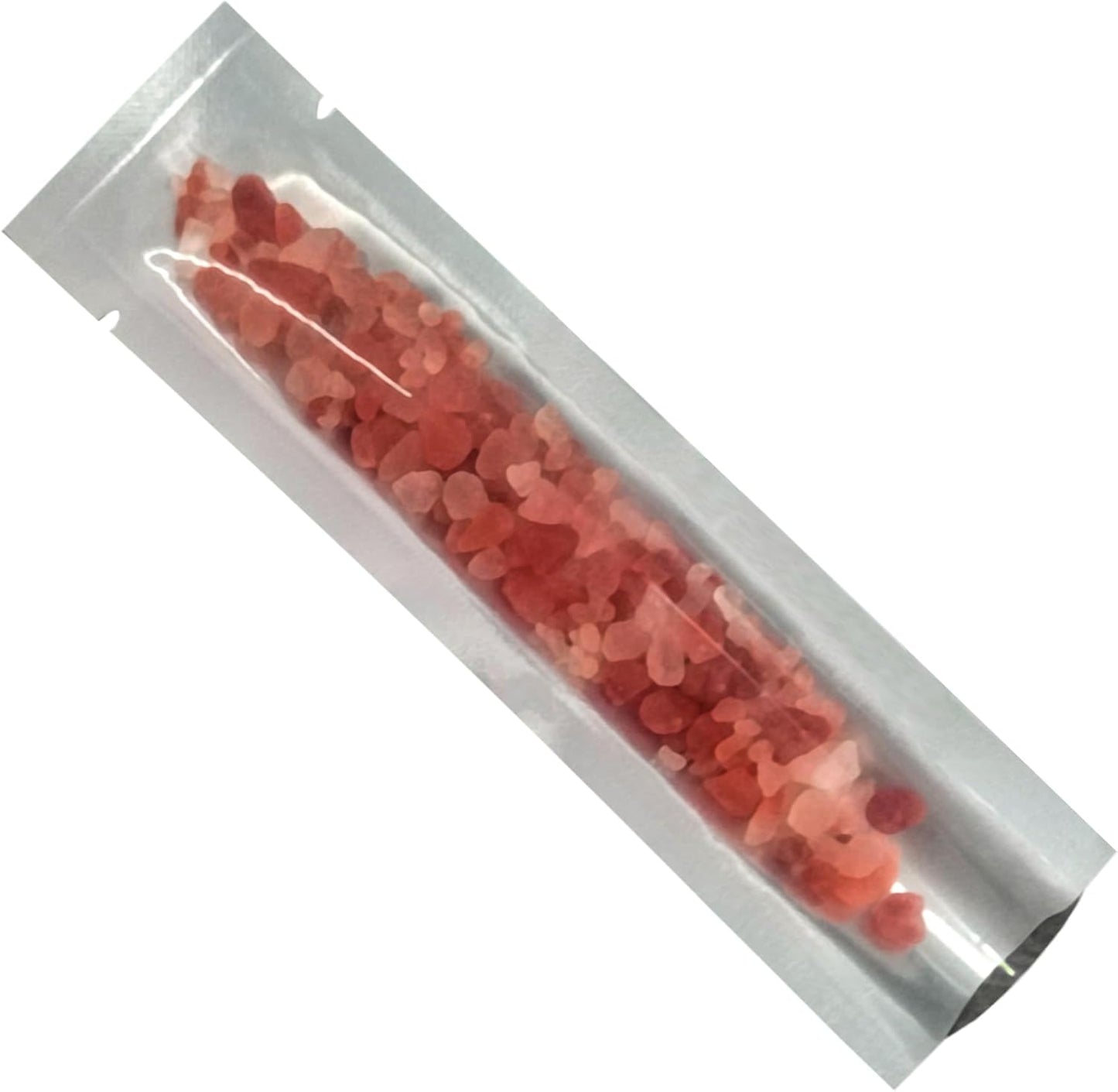 PABCK 100 Pcs 1.97x5.91 inch (inside size 1.57x5.51 inch) Clear Front Vacuum Heat Sealable Foil Bag Mylar Packets for Travel Skincare Sample Food Storage Candy Coffee Chololate Aluminum Foil Package