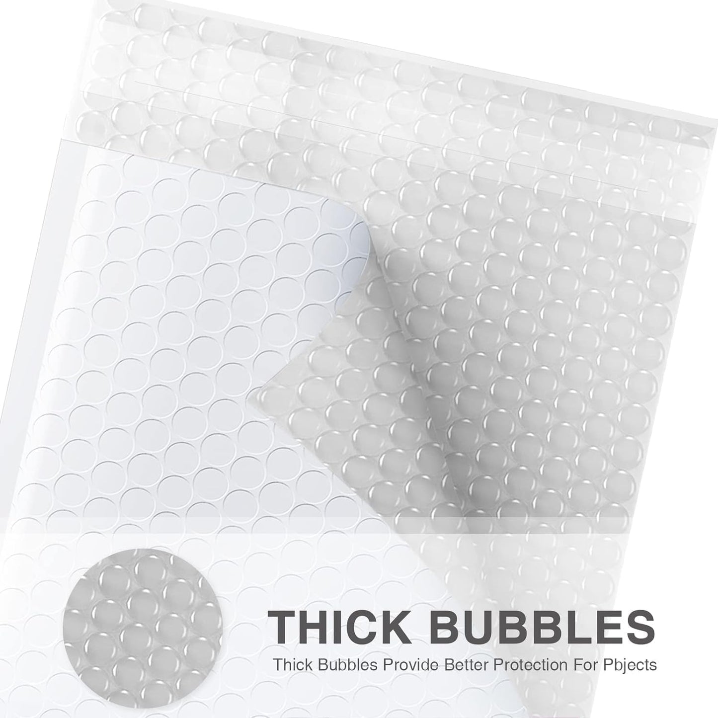 Metronic Bubble Mailers 6x10 Inch 3000 Pack White Bubble Mailers Usable Size 6x9'' Waterproof Padded Envelopes for Valentine's Day Decorations Packaging, Shipping, Mailing, Small Business Supplies