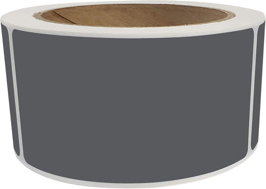 Royal Green Name Badge Labels 4x2 inch Grey Moving Labels for Boxes (100mm x 51mm) - 250 Pack