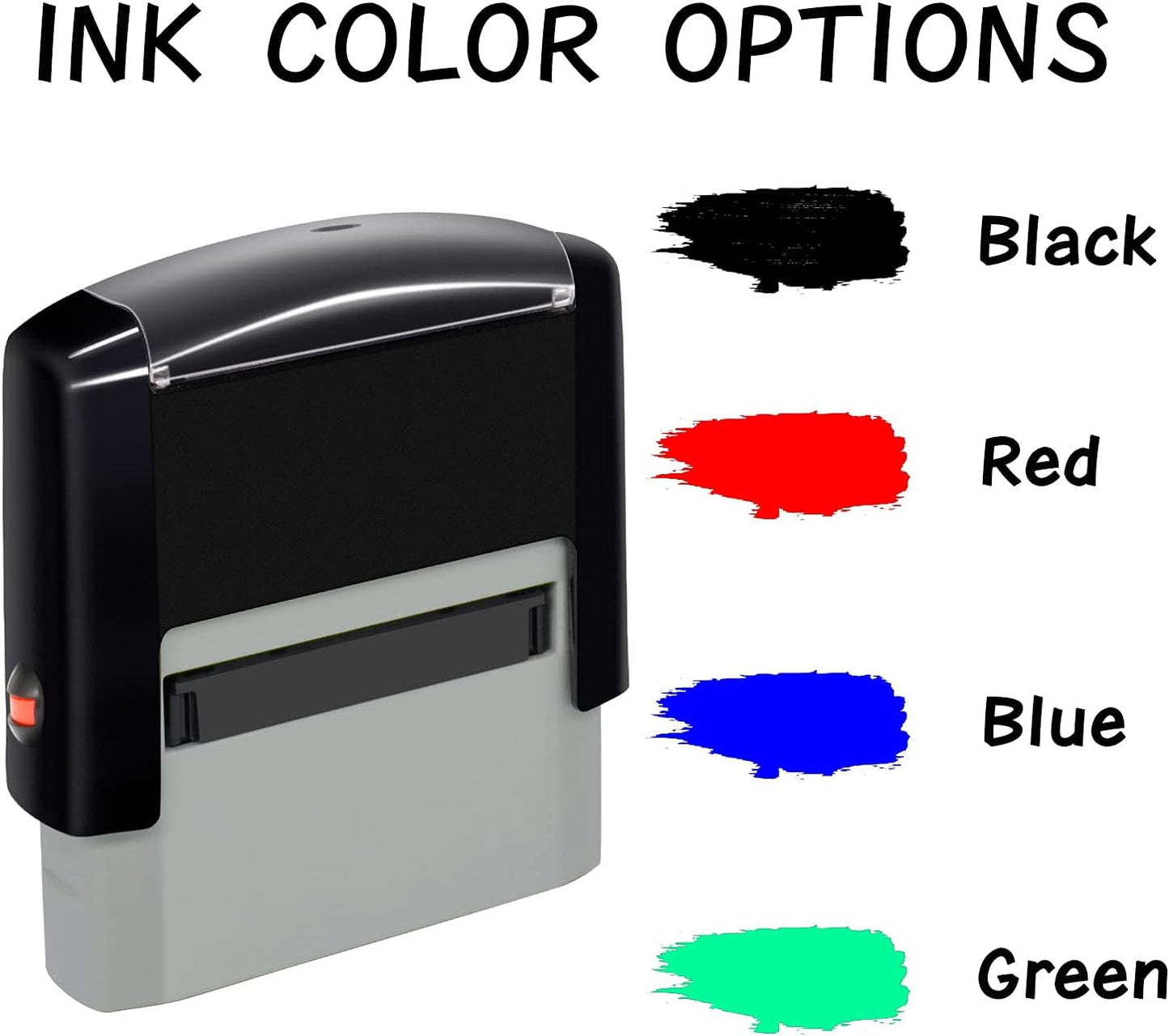 Personalized Stamp (70 x 25mm -5 Lines)- Custom Self Inking Rubber Stamps- Return Custom Address Stamp