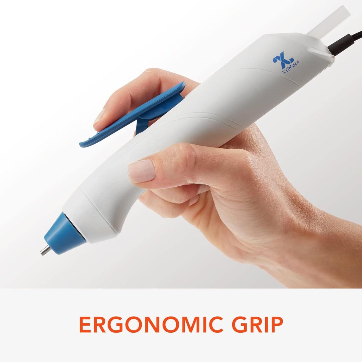 Xyron Mini Hot Glue Gun Pen, for Craft & Crafting Projects, Lightweight, Ergonomic, Includes 10 Mini Size 4" Glue Sticks (627143)