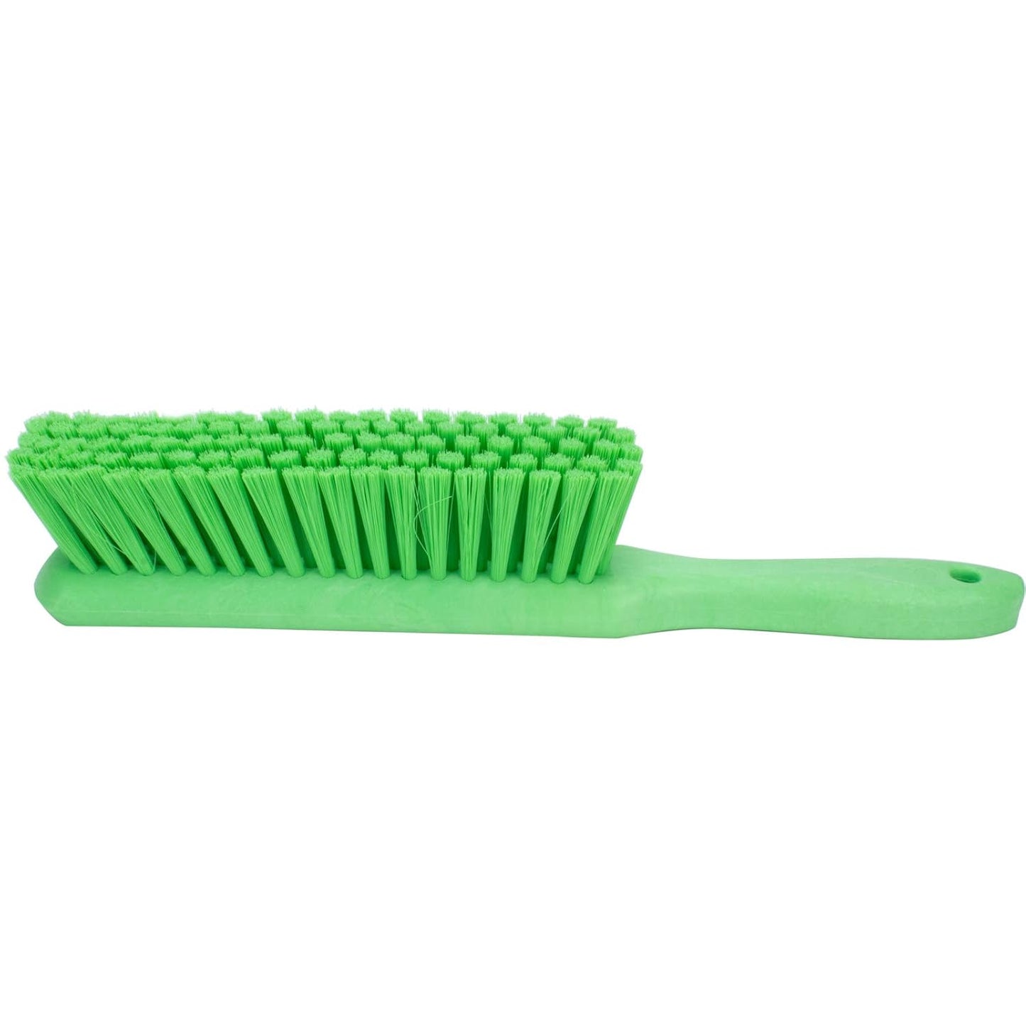 SPARTA Handheld Soft Counter Brush 8 Inch Bristle Span, Multi-Use Dust Brush with 5 Inch Handle for Tables, Countertops, and Delicate Surfaces, Polyester, Lime, (Pack of 6)