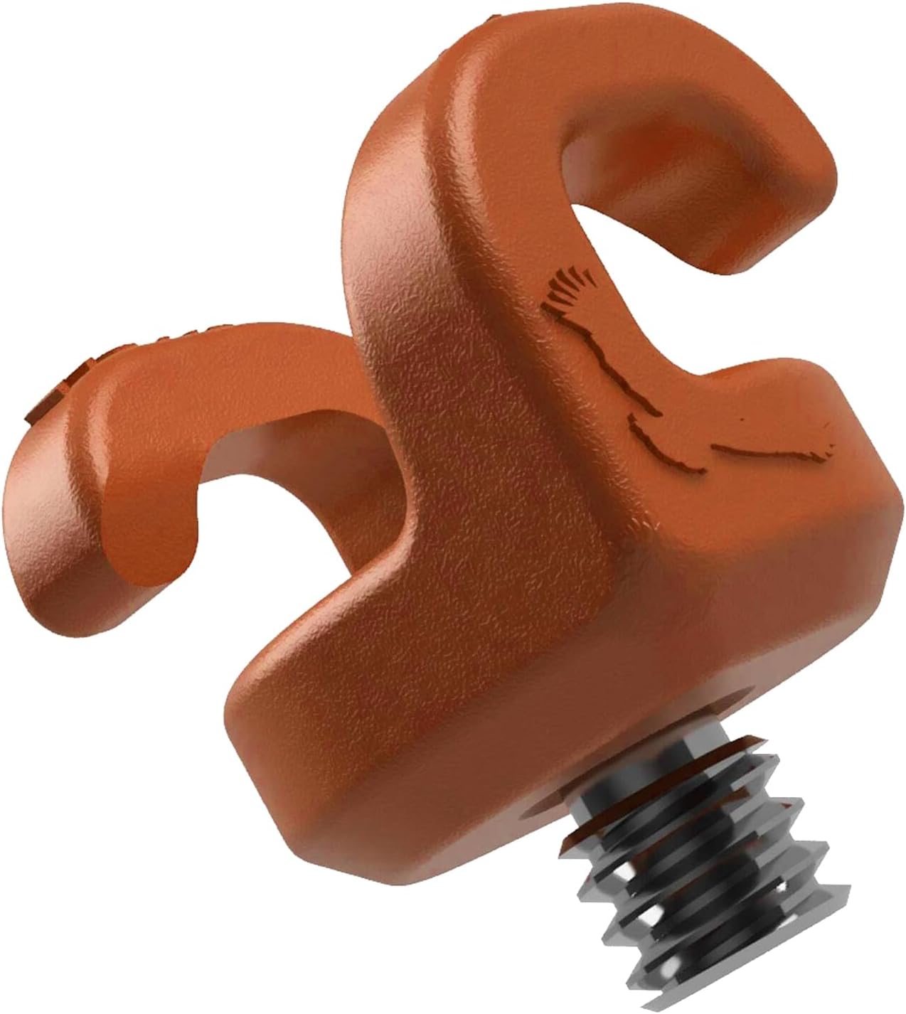 KONDOR BLUE x Armando Ferreira | MondoTies Cable Management Clips for Cameras | Cable Organization, 1/4"-20 Mounted, Holds 2-3 Cables, & Supports up to 20lbs of Force (10-Pack) | Orange