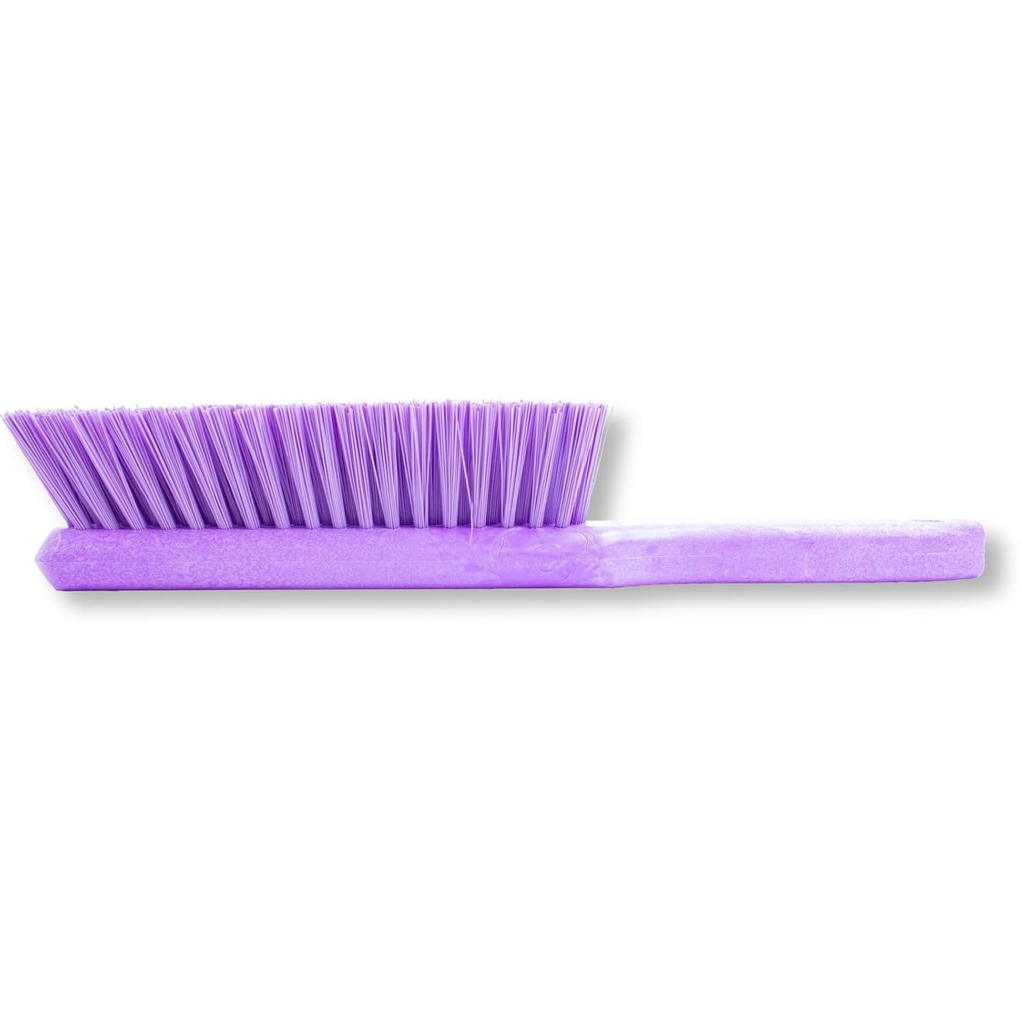 SPARTA Handheld Soft Counter Brush 8 Inch Bristle Span, Multi-Use Dust Brush with 5 Inch Handle for Tables, Countertops, and Delicate Surfaces, Polyester, Purple, (Pack of 6)