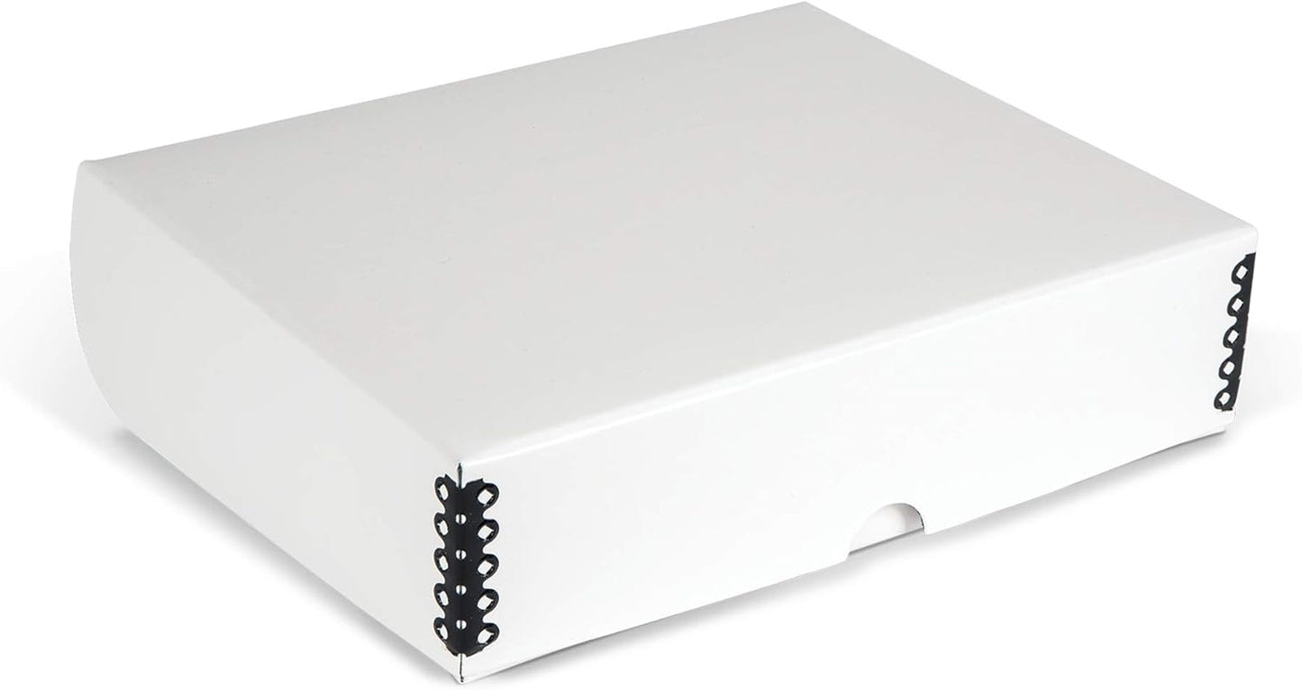 Gaylord Archival White Clamshell Preservation Box - 11 1/2W x 17 1/4L x 3" H