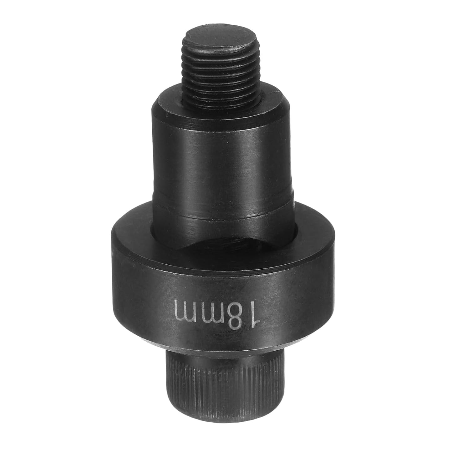 HARFINGTON Sheet Metal Punch Hole Punch 18mm Bearing Steel Precise Cutting Manual Knockout Punch Kit for Metal Steel Plate Sink Stainless Steel, Black