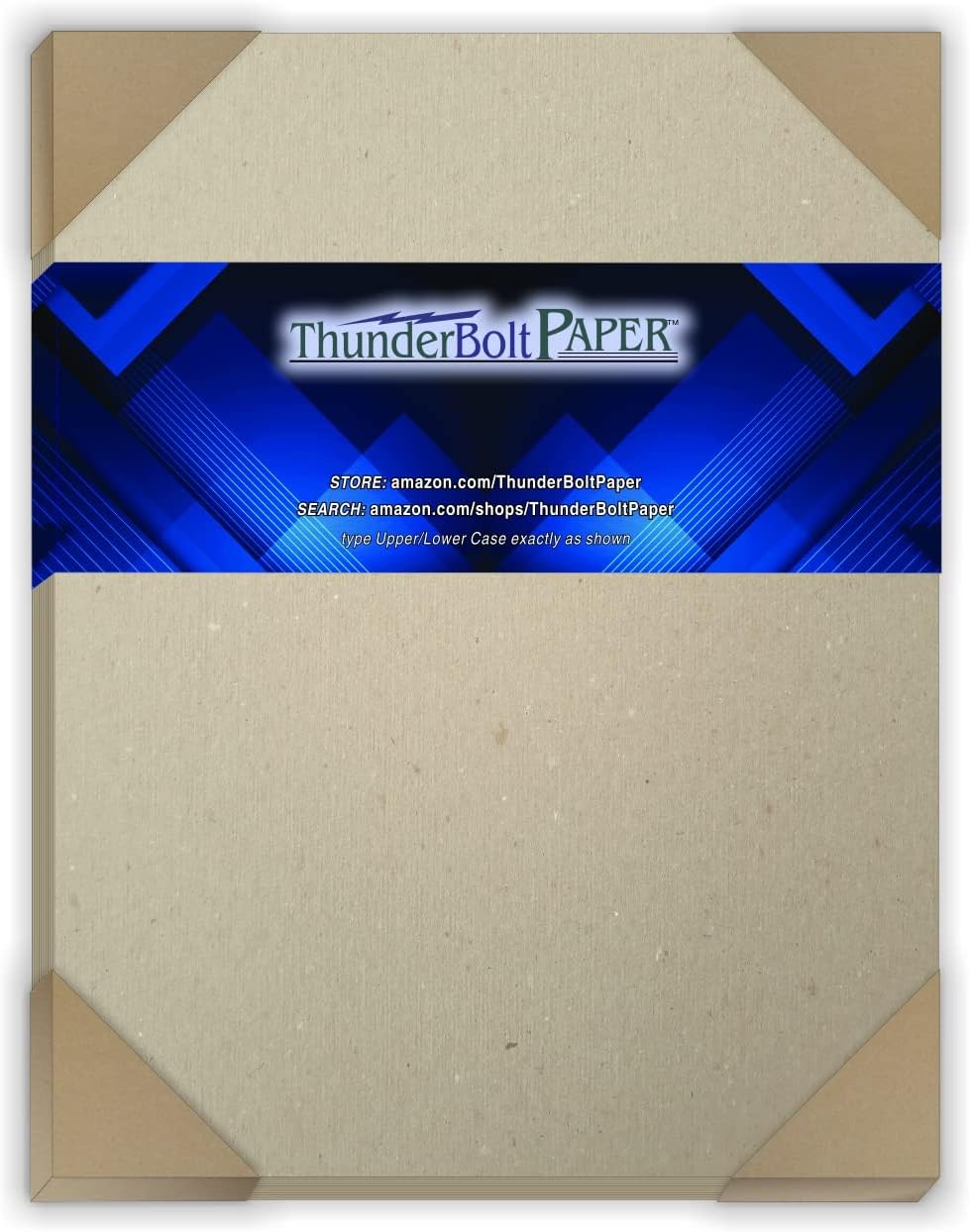 100 Sheets Chipboard 46pt (Point) 8 X 10 Inches Heavy Weight Frame|Photo Size .046 Caliper Thick Cardboard Craft|Packing Brown Kraft Paper Board