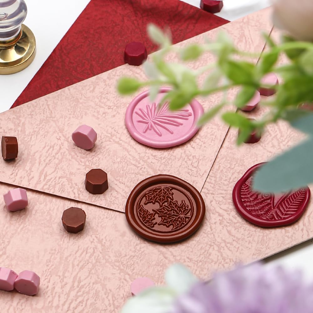 1200pcs Metallic and Red Wax Seal Beads,12 Assorted Metallic Color Sealing Wax Beads Ideal for Wax Seal Stamp Wedding Letter Envelope Decor Wine Bottle Wax Sealing (Metallic&Red)