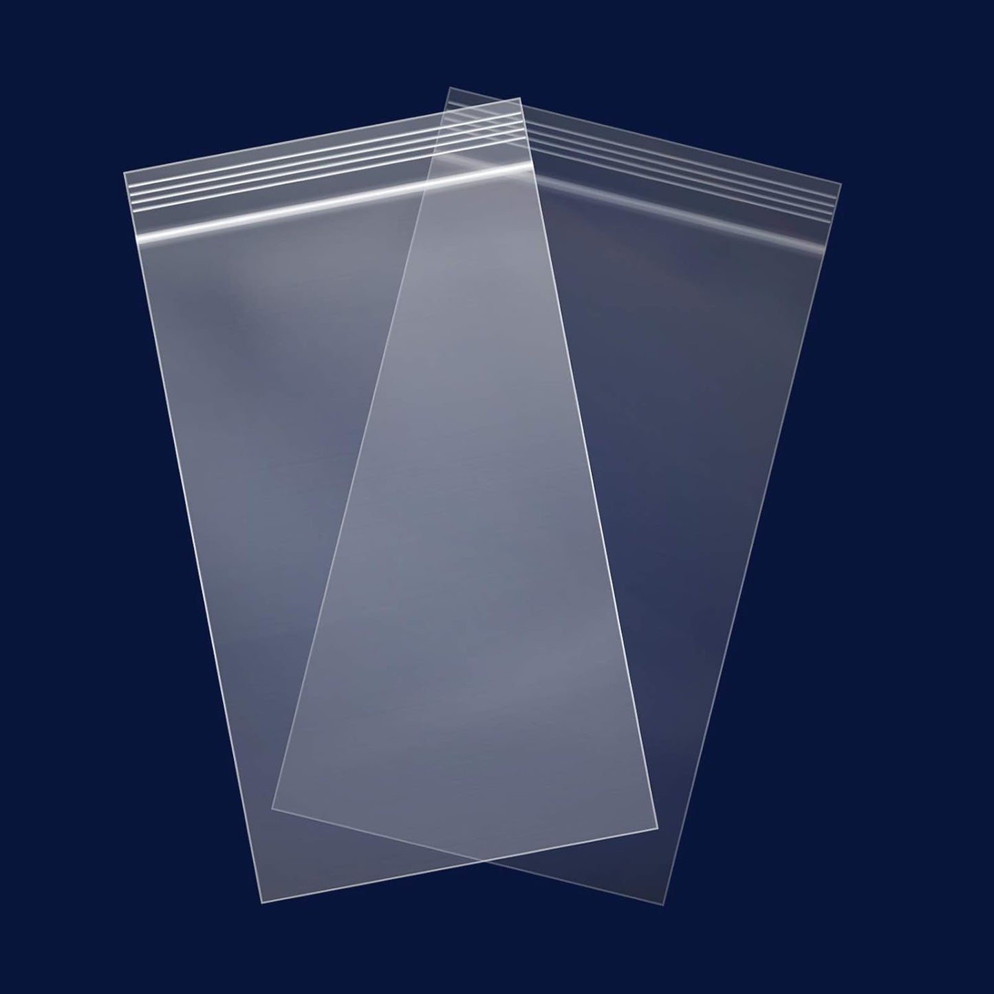 iMailer - 100 Count - 5" x 7" Small Zip Bags - Clear Reclosable Zip Plastic Poly Bags 2 Mil with Lock Seal Zipper for A2 A4 A6 Cards & Envelopes, Bakery, Cookies, Treats