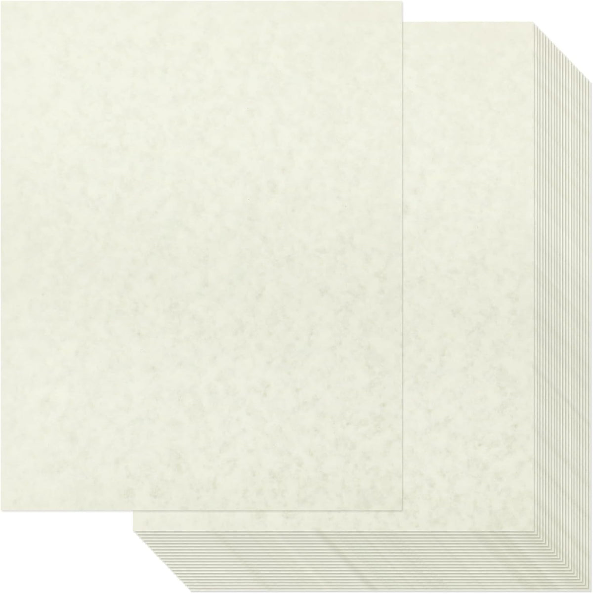 Epakh 200 Sheets Old Age Parchment Paper 8.5 x 11 Inch Standard Letter Vintage Colored Old Parchment Semblance Double Side Printing Paper(Lvory)