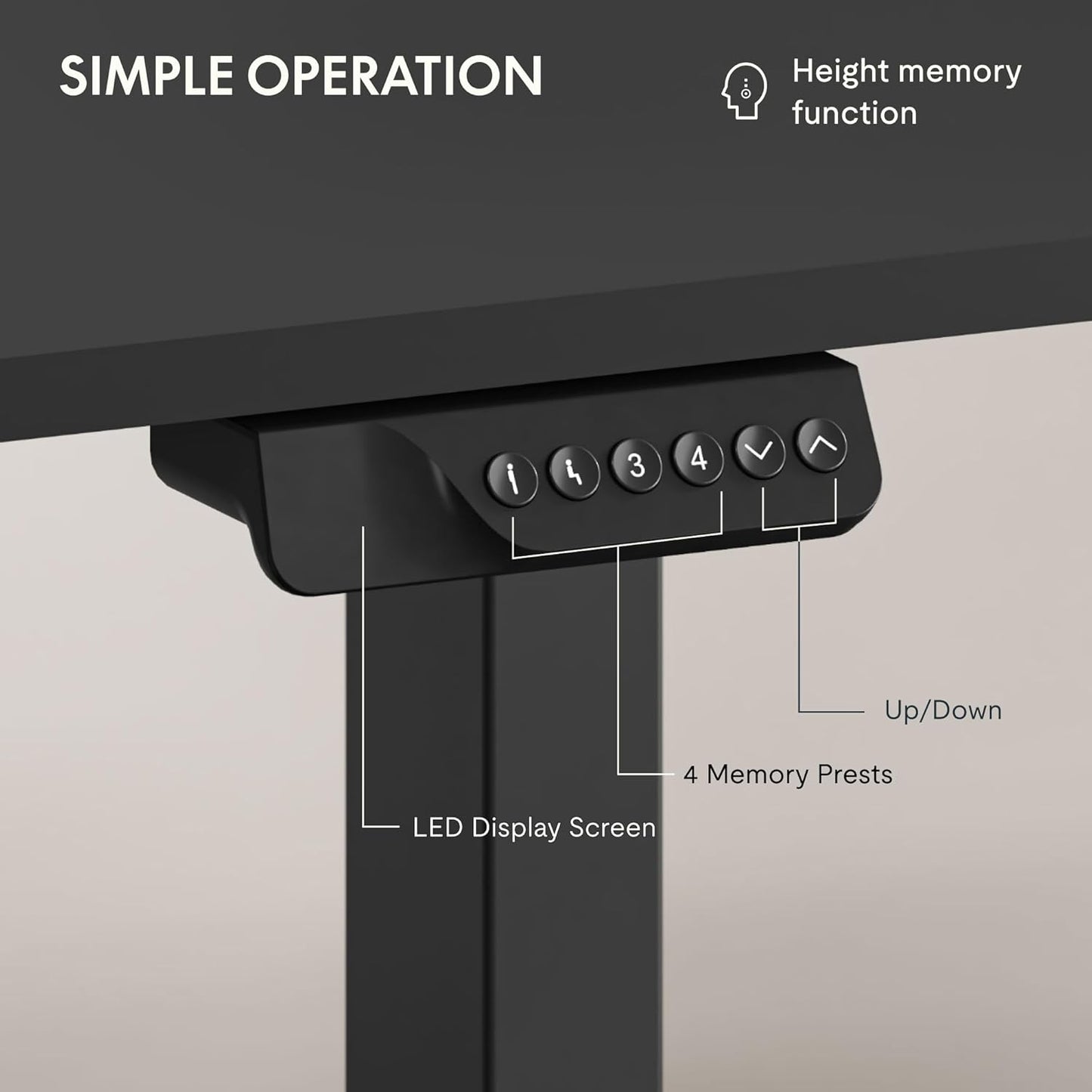 FLEXISPOT 79 x 32 Inch Dual Motor Standing Desk, Computer Desk with Memory Controller, Home Office Desk with Splice Board (Black Frame + 79" Black Desktop, 2 Packages)