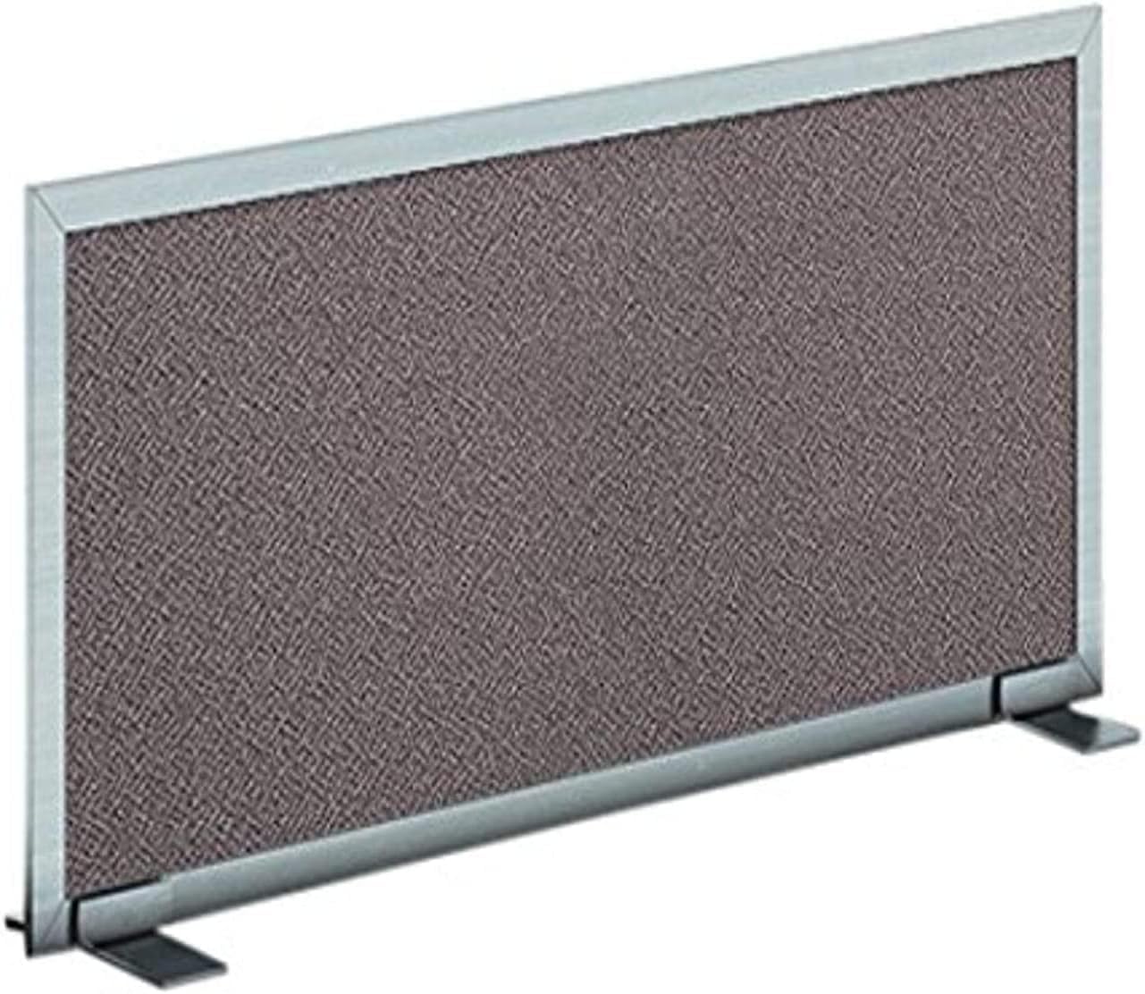 OBEX Acoustical Free Standing Privacy Screen, Cubicle Accessories Desk Privacy Panel, Desk Dividers for Office, Office Furniture Partitions Portable Sound Proof Dividers, 18" x 72", Slate