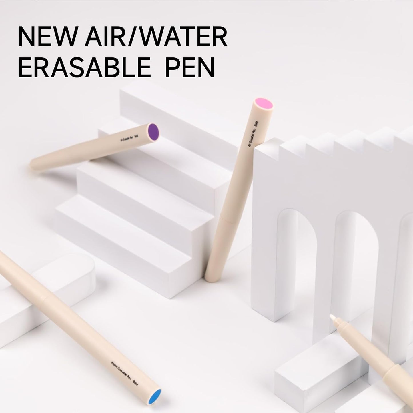 New Blue Water Erasable Marking Pen for Fabric, Smooth Touch Disappearing Ink Marker, Fabric Embroidery Pen, Water Soluble Tool for Quilting, Sewing, DIY Crafts