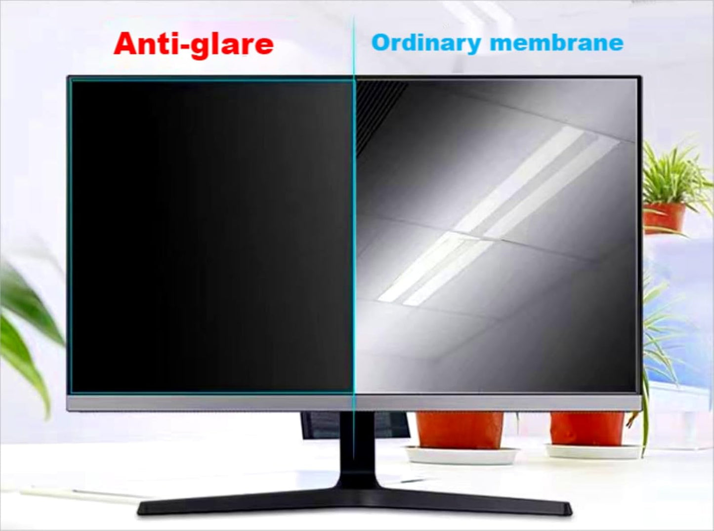 19 Inch 5:4 Computer Privacy Screen Filter for Monitor - Privacy Shield and Anti-Glare Protector (14 13/16" x 11 7/8")