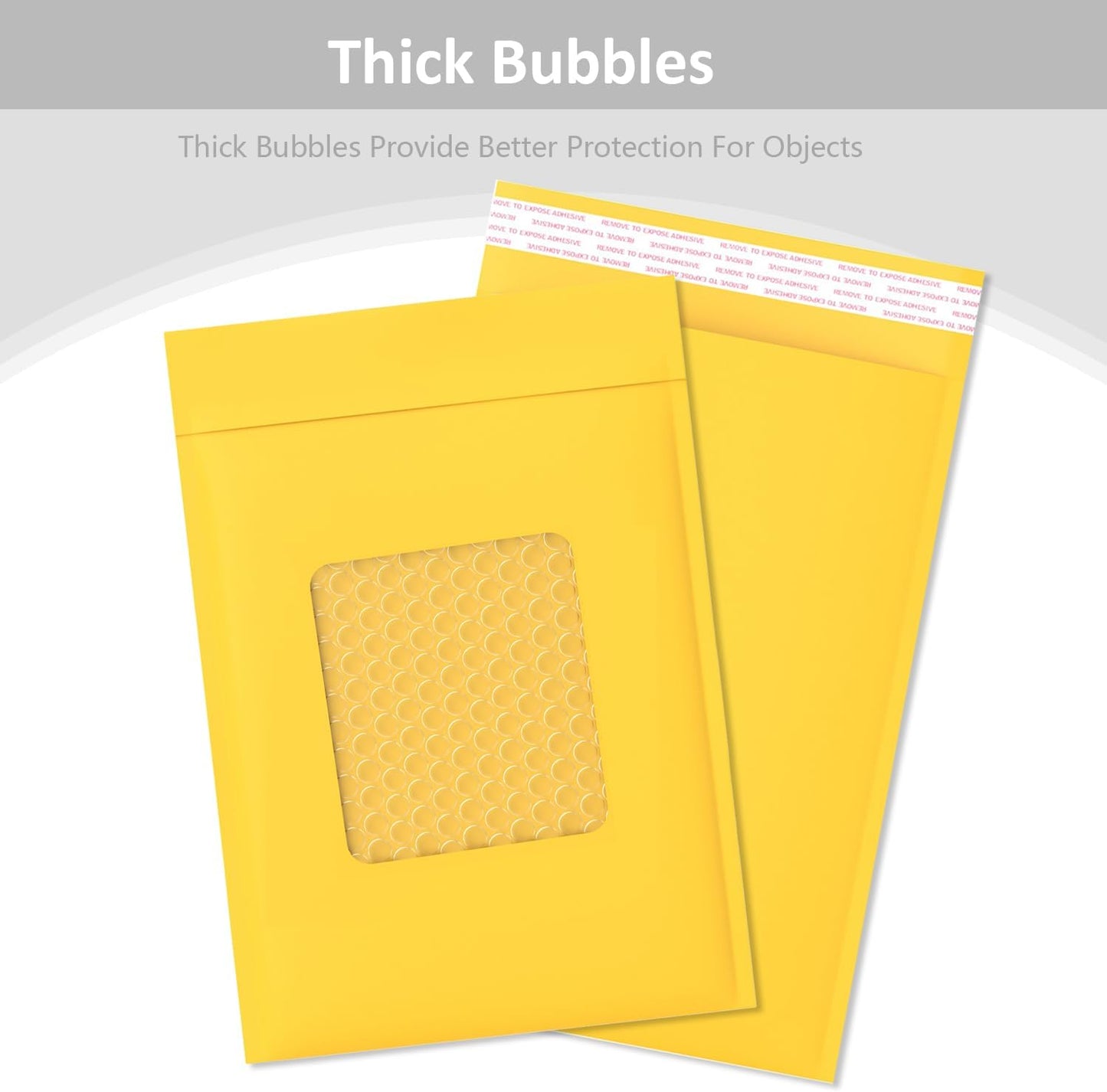 8.5x11 Inch Yellow Kraft Paper Bubble Mailers - 25 Pack Scratch-Resistant Shipping Bags with Peel-and-Seal Adhesive, Lightweight Packaging for Documents & Fragile Items