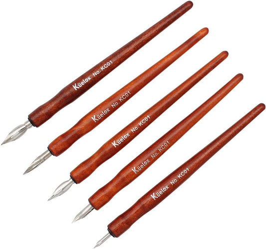 Redwood Professional Manga Pen Dip Pen Set Manga Cartoon Comic Drawing Painting Kit - 5 Pcs