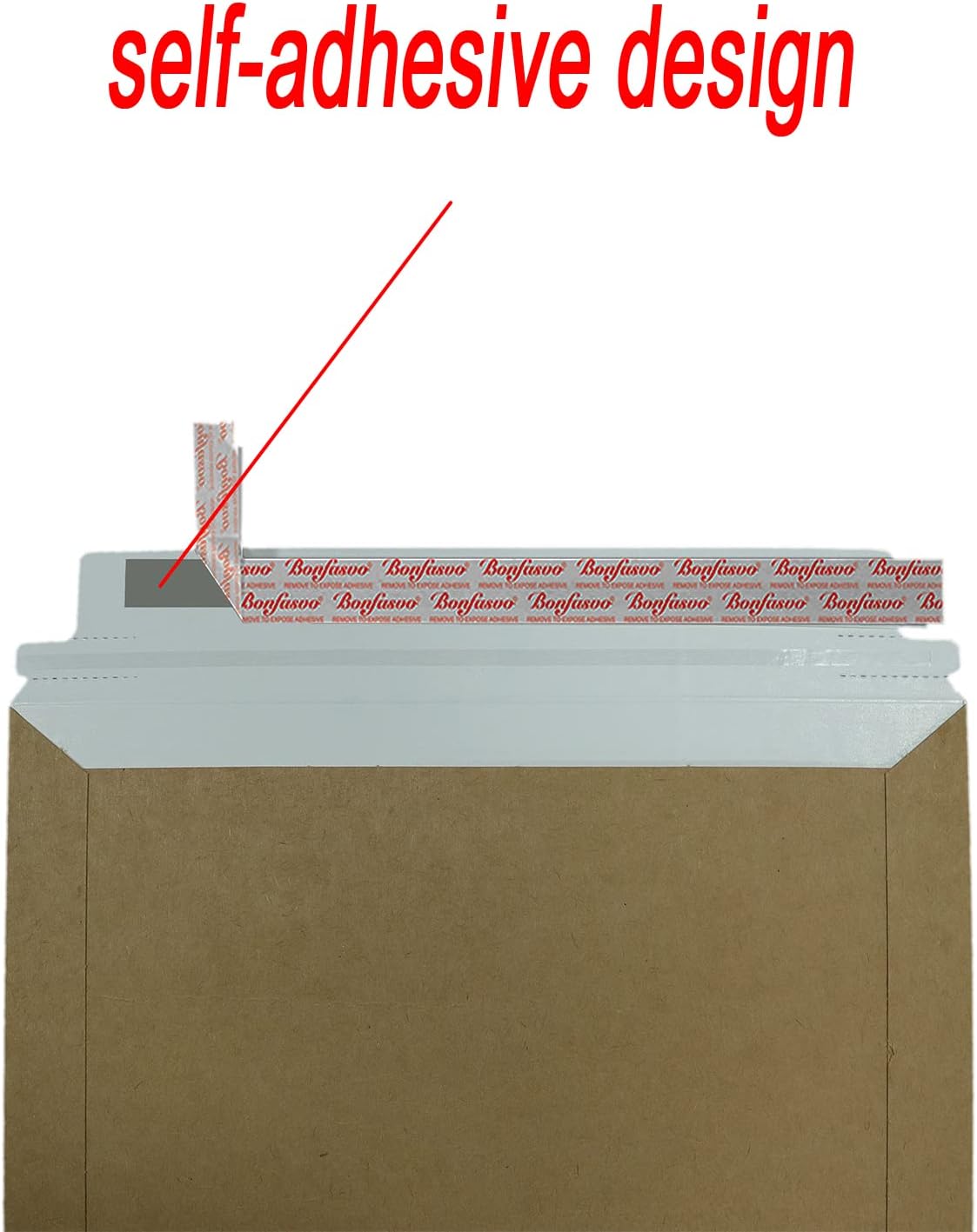 Rigid Mailers 30 Pack 10 x 13.5 inches Brown Self Seal Stay Flat Bulk Cardboard Kraft No Bend Mailers Peel and Seal for Document Photos Pictures Papers Files CD